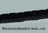 CGS118 15.5 inches 8*8mm cube blue goldstone beads wholesale