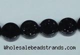 CGS124 15.5 inches 4*12mm coin blue goldstone beads wholesale