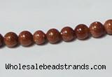 CGS50 15.5 inches 6mm round goldstone beads wholesale