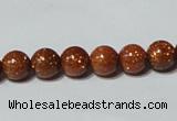 CGS51 15.5 inches 8mm round goldstone beads wholesale