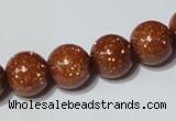 CGS52 15.5 inches 12mm round goldstone beads wholesale