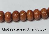 CGS64 15.5 inches 6*10mm rondelle goldstone beads wholesale