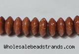 CGS68 15.5 inches 5*10mm roundel goldstone beads wholesale