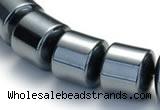 CHE04 12mm column shape 16 inches hematite beads Wholesale