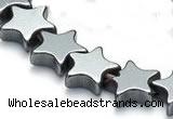 CHE11 16 inches 6mm star shape hematite beads Wholesale