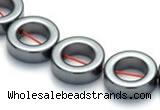 CHE15 16 inches 12mm donut shape hematite beads Wholesale