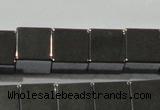 CHE183 15.5 inches 8*8mm cube hematite beads wholesale