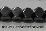 CHE223 15.5 inches 8*8mm faceted cube hematite beads wholesale