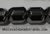 CHE230 15.5 inches 10*12mm hematite beads wholesale