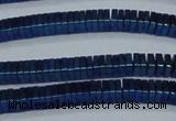 CHE584 15.5 inches 1*4*4mm square plated hematite beads wholesale