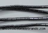 CHE755 15.5 inches 2*2.5mm tube hematite beads wholesale