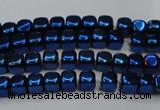 CHE851 15.5 inches 2*2mm dice platedhematite beads wholesale