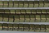 CHE879 15.5 inches 2*2mm cube plated hematite beads wholesale