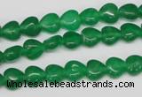 CHG04 15.5 inches 8*8mm heart dyed white jade beads wholesale