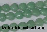 CHG10 15.5 inches 10*10mm heart amazonite gemstone beads wholesale