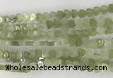 CHG116 15.5 inches 6mm flat heart New jade gemstone beads wholesale