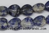 CHG43 15.5 inches 14*14mm heart sodalite gemstone beads wholesale