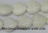 CHG62 15.5 inches 16*16mm heart shell beads wholesale