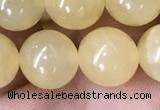 CHJ16 15.5 inches 14mm round honey jade beads wholesale