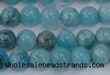 CHM202 15.5 inches 8mm round blue hemimorphite beads wholesale