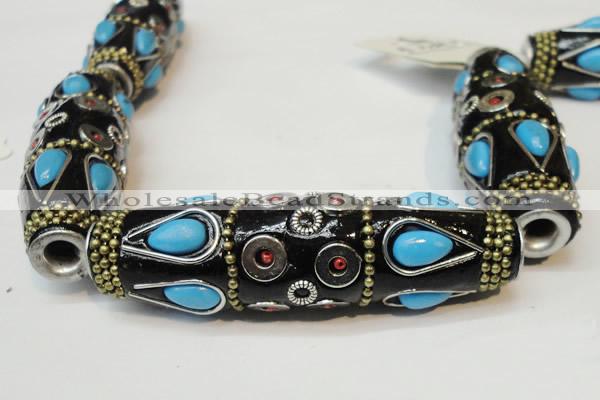 CIB17 17*60mm rice fashion Indonesia jewelry beads wholesale