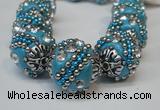 CIB182 18mm round fashion Indonesia jewelry beads wholesale