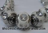 CIB190 19mm round fashion Indonesia jewelry beads wholesale