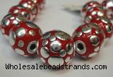 CIB248 18mm round fashion Indonesia jewelry beads wholesale