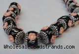 CIB263 17*18mm drum fashion Indonesia jewelry beads wholesale