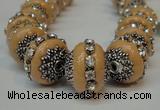 CIB272 14*16mm rondelle fashion Indonesia jewelry beads wholesale