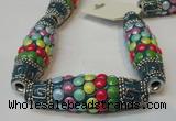 CIB28 17*60mm rice fashion Indonesia jewelry beads wholesale