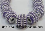 CIB394 15mm round fashion Indonesia jewelry beads wholesale