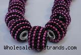 CIB395 15mm round fashion Indonesia jewelry beads wholesale