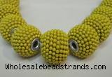 CIB400 17mm round fashion Indonesia jewelry beads wholesale