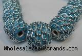 CIB446 19mm round fashion Indonesia jewelry beads wholesale