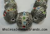 CIB460 25mm round fashion Indonesia jewelry beads wholesale