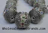 CIB465 25mm round fashion Indonesia jewelry beads wholesale