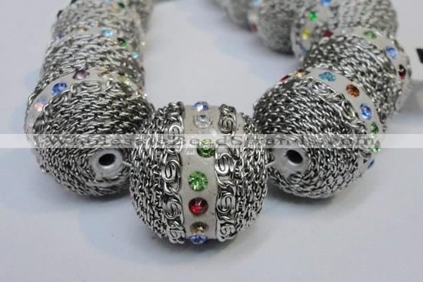 CIB465 25mm round fashion Indonesia jewelry beads wholesale