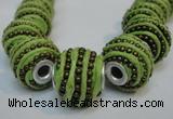 CIB472 14*14mm drum fashion Indonesia jewelry beads wholesale