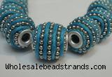 CIB473 14*14mm drum fashion Indonesia jewelry beads wholesale