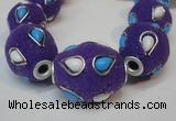 CIB492 18*23mm drum fashion Indonesia jewelry beads wholesale