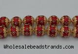 CIB549 22mm round fashion Indonesia jewelry beads wholesale