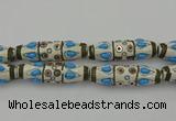 CIB560 16*60mm rice fashion Indonesia jewelry beads wholesale