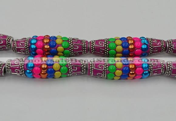 CIB584 16*60mm rice fashion Indonesia jewelry beads wholesale