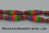 CIB586 16*60mm rice fashion Indonesia jewelry beads wholesale