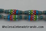 CIB587 16*60mm rice fashion Indonesia jewelry beads wholesale