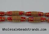 CIB605 16*60mm rice fashion Indonesia jewelry beads wholesale