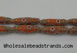 CIB647 16*60mm rice fashion Indonesia jewelry beads wholesale