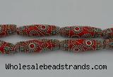 CIB648 16*60mm rice fashion Indonesia jewelry beads wholesale