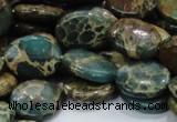 CIJ12 15.5 inches 15*20mm oval impression jasper beads wholesale